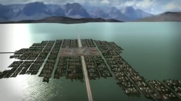 La ciudad de Tenochtitlán en el siglo XVI.