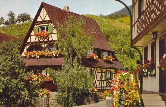 casa tipica alemana en la selva negra