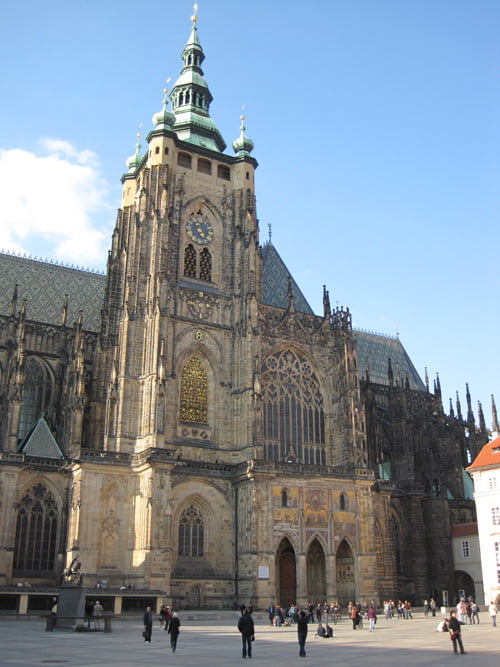 Catedral de Praga, dentro del Castillo.