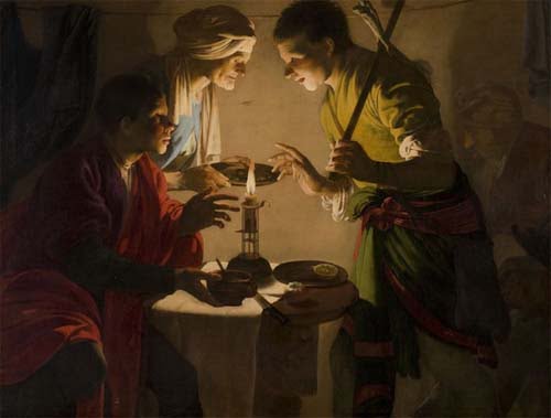 “Esaú vendiendo su primogenitura” 1624. – Museo Thyssen-Bornemisza de Madrid.