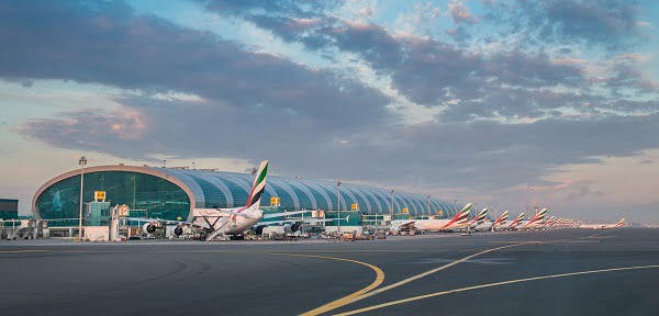 El aeropuerto de Dubai.