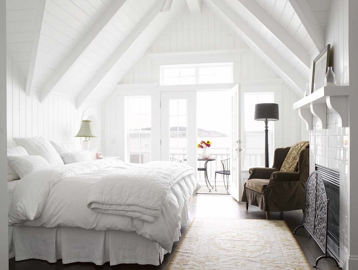 Ideas para decorar dormitorios en color blanco