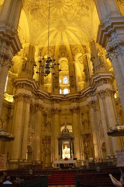 Altar de la Catedral de Málaga