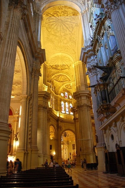 Interior de la Catedral de Málaga