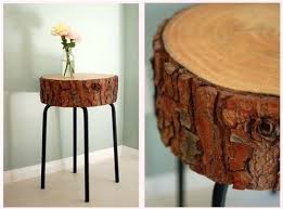 imagenes de muebles hechos de troncos