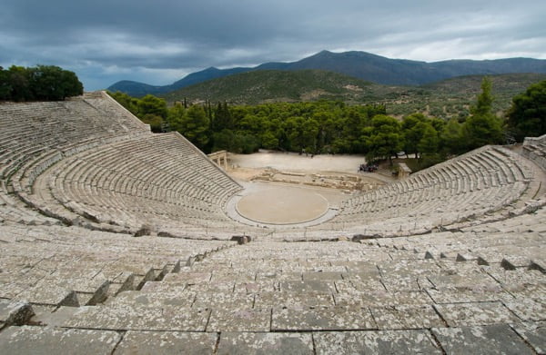El Teatro de Epidauro, uno de los edificios más emblemáticos del mundo