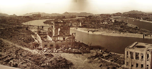 Hiroshima después de la bomba.