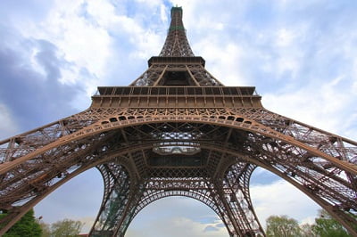 Torre Eiffel diseñada por Gustave Eiffel.