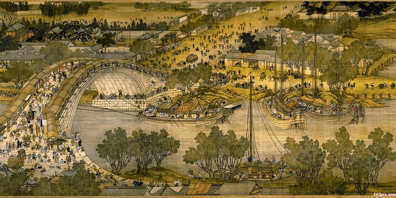 pintura china Festival de Qingming