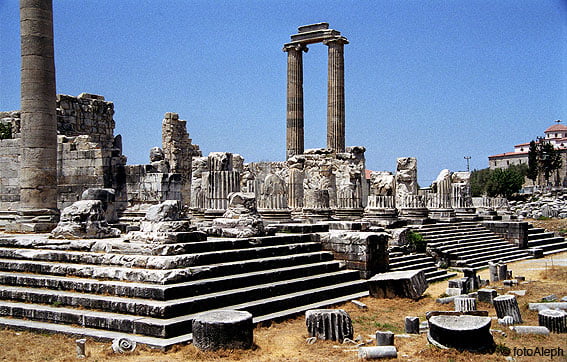  Didima. Templo oracular de Apolo, conocido como Didimaion 