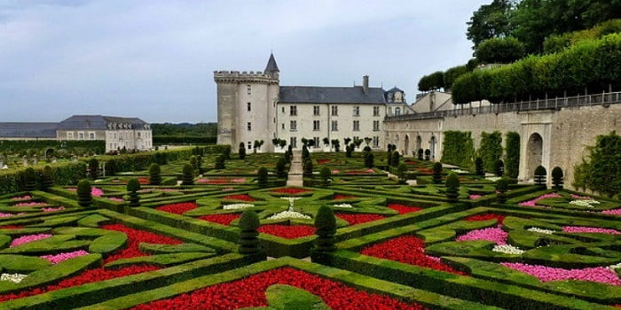 En el jardin francés prima la geometría y el diseño minuciosamente planificado. 