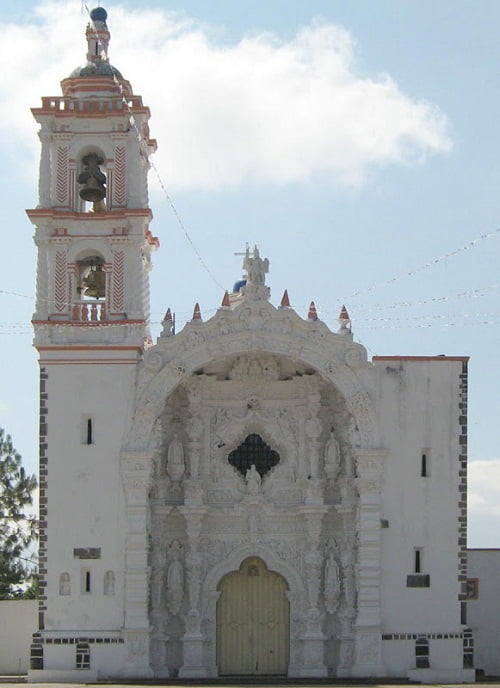 Parroquia de Panotla en Tlaxcala, México