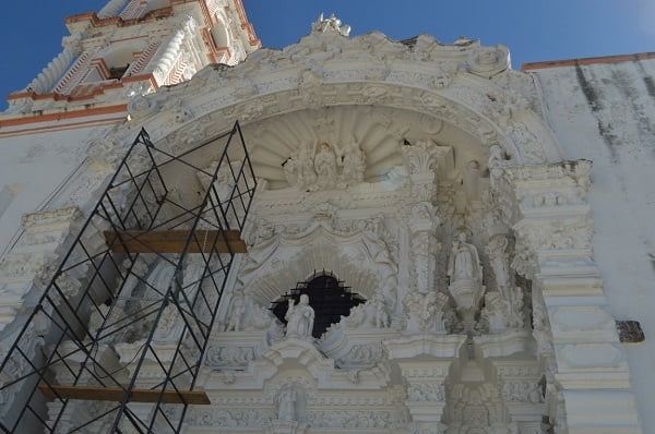 Parroquia de Panotla de Tlaxcala en México arquitectura