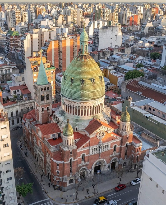 Basílica de Santa Rosa de Lima - vista aerea