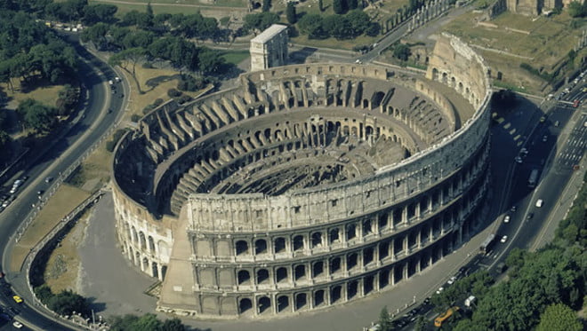 El Coliseo de Roma, uno de los edificios más emblemáticos del mundo