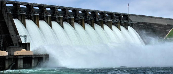The hidroelectric energy