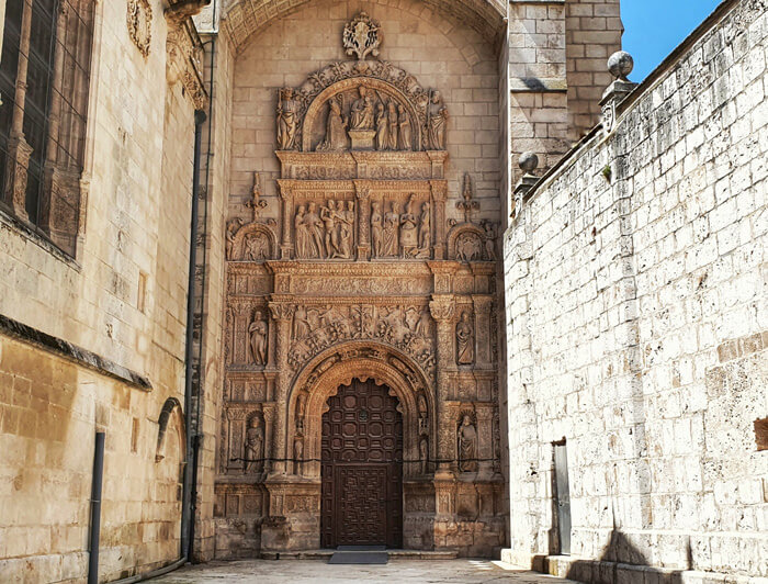 La Puerta de la Pellejería de la Catedral de Burgos.