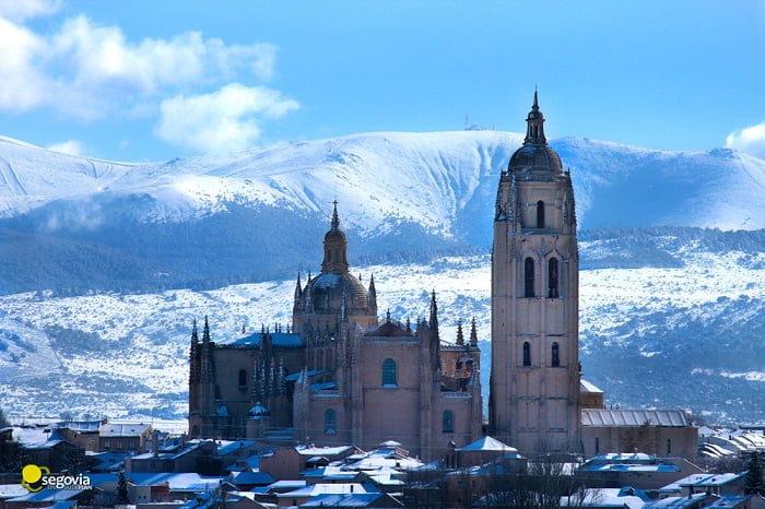 Catedral de Segovia aérea
