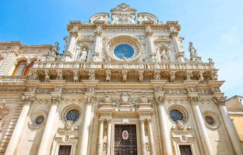 Basílica Lecce, ejemplo del barroco temprano