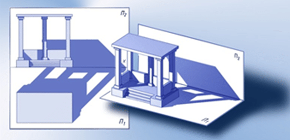 Técnicas de geometría descriptiva y los gráficos por computadora