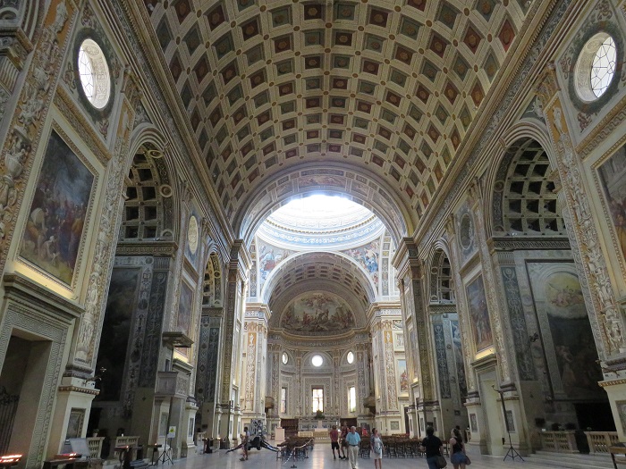 Basílica de Sant'Andrea di Mantua - bóveda de cañon