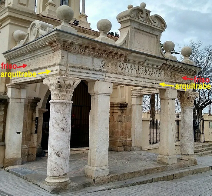 ejemplso de arquitrabe